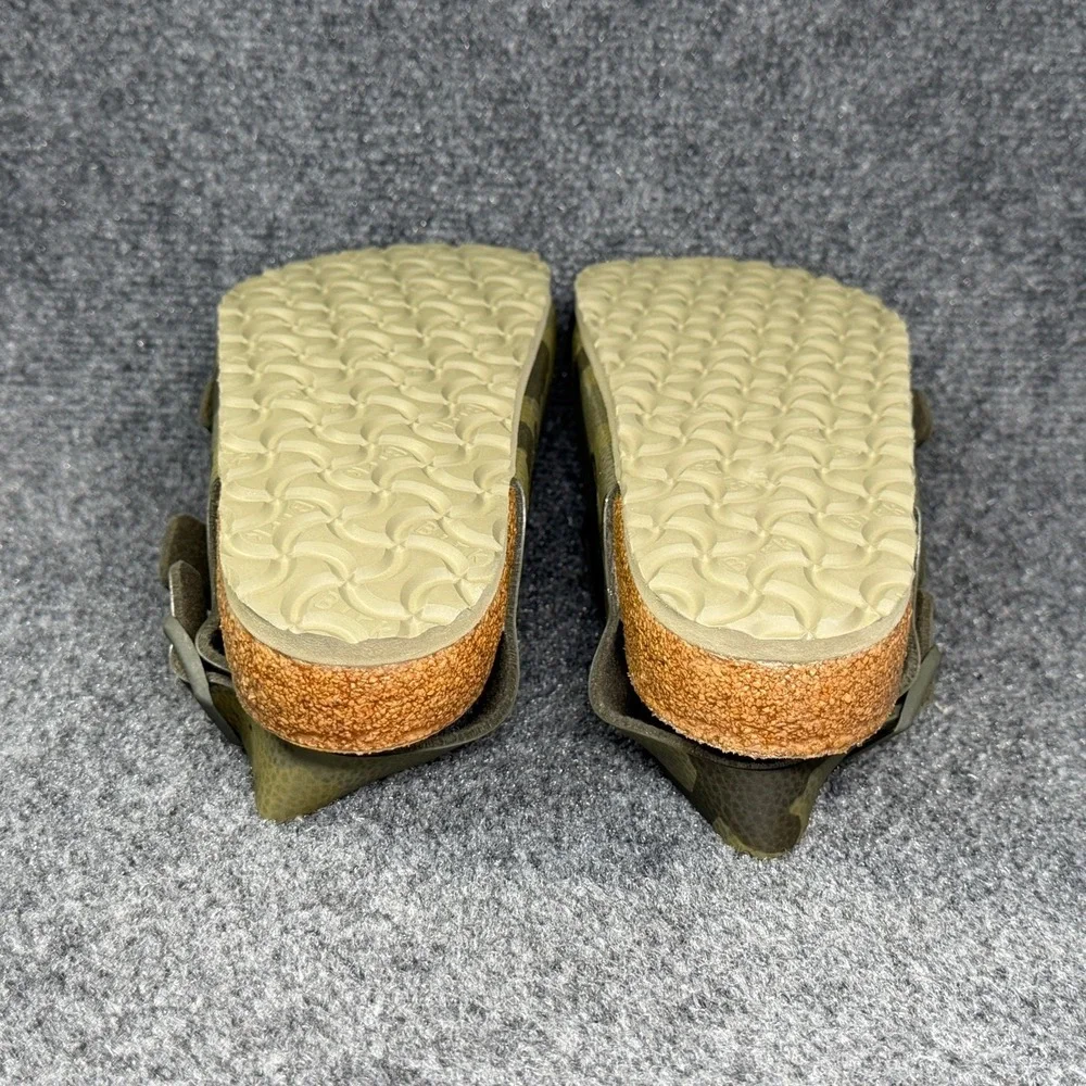 Birkenstock‎ Milano Sandals Men's 9 Desert Soil Camouflage Green Soft Footbed